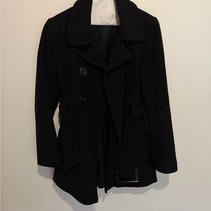 Ricki's Elegant Black Peacoat